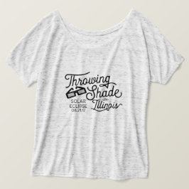 Camiseta Throwing Shade in Illinois Solar Eclipse
