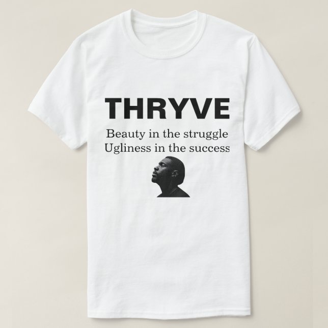 CAMISETA THRYVE ABOVE (Diseño del anverso)