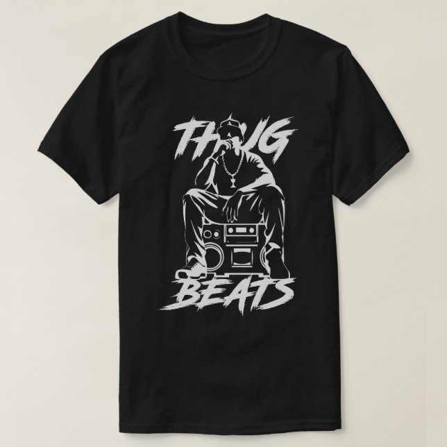 Camiseta Thug Beats (Diseño del anverso)
