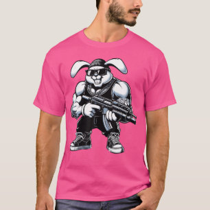 Camiseta Thug Bunny Holocausto Músculos de la pistola Gangs