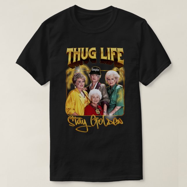 Camiseta Thug Life Original estética de los años 90 (Diseño del anverso)