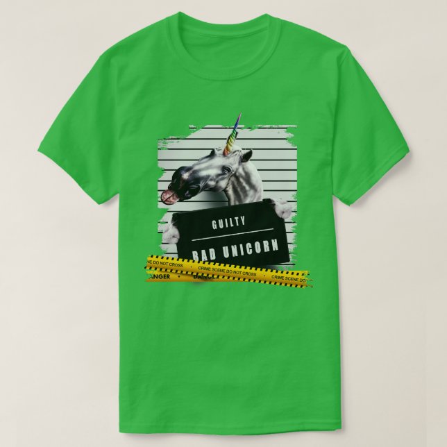 Camiseta Thug Unicorn (Diseño del anverso)