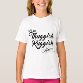 Camiseta Thuggish del vestido de la sudadera con