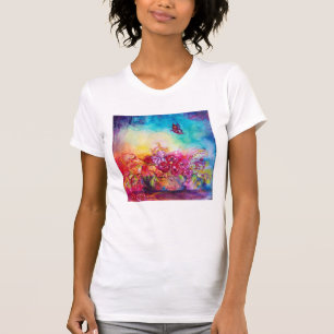CAMISETA THUMBELINA, BAÑERA DE FLORES Y MARIPOSA