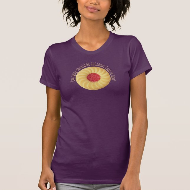 Camiseta Thumbprint Cookie Cookie National Cookie Day Every (Anverso)