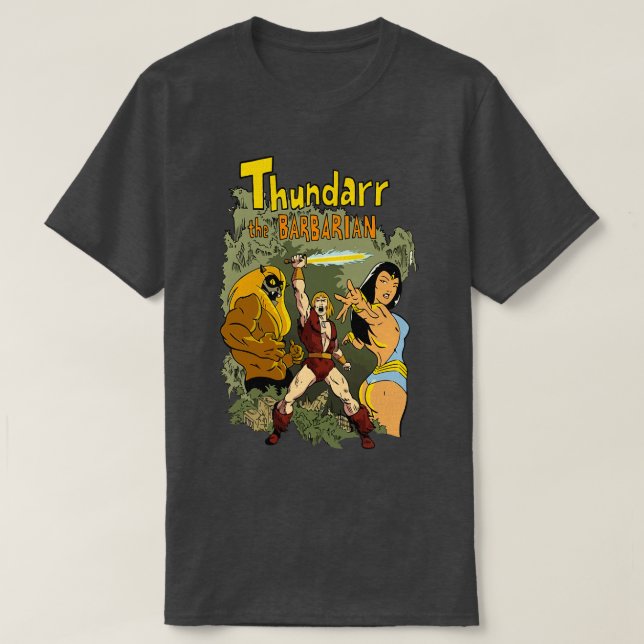 Camiseta Thundarr The Barbarian (Diseño del anverso)