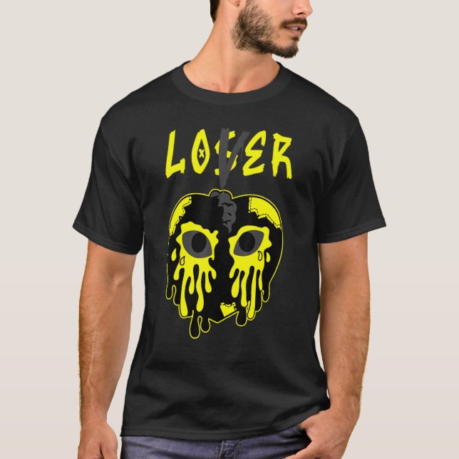 Camiseta Thunder 14s Loser  Heart Crying 14 Retro Thunder (Anverso)