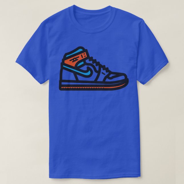 Camiseta Thunder Basketball Sneakers (Diseño del anverso)