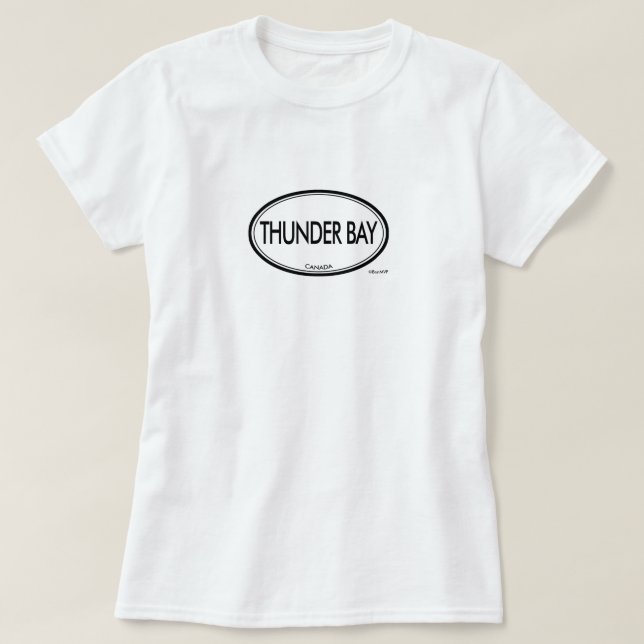 Camiseta Thunder Bay, Canadá (Diseño del anverso)