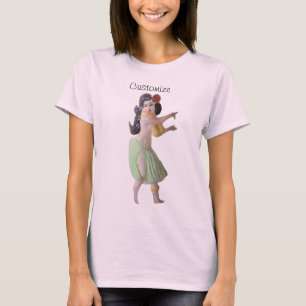 Camiseta Thunder_Cove, bailarina hawaiana de hula