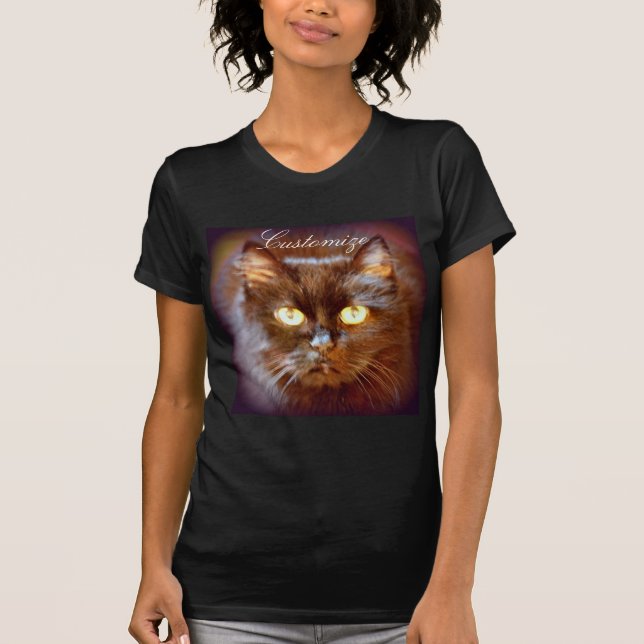 Camiseta Thunder_Cove de gato negro (Anverso)
