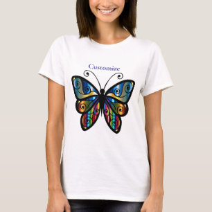 Camiseta Thunder_Cove de mariposa colorida