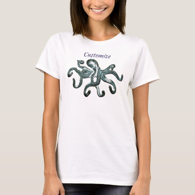 Camiseta Thunder_Cove del pulpo azul (Anverso)
