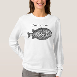 Camiseta Thunder_Cove, pez globo porcupino