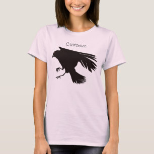 Camiseta Thunder_Cove volador de raven negro
