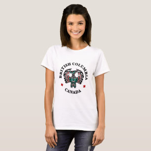 Camiseta Thunderbird de arte nativo americano Red Black Hai