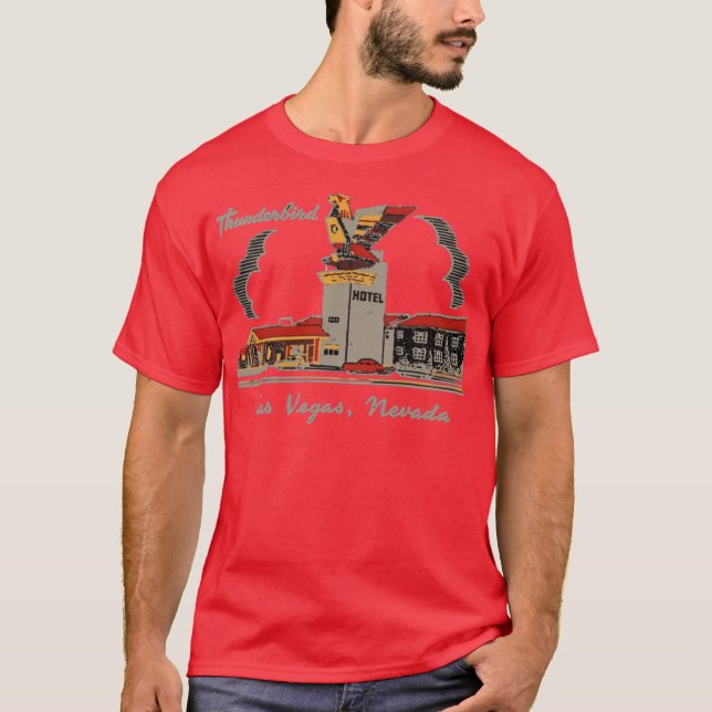 Camiseta Thunderbird Hotel v2 - Vintage Las Vegas (Anverso)