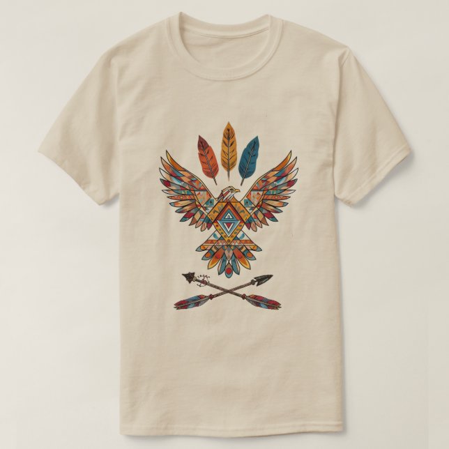 Camiseta Thunderbird nativo americano - indígena orgulloso (Diseño del anverso)