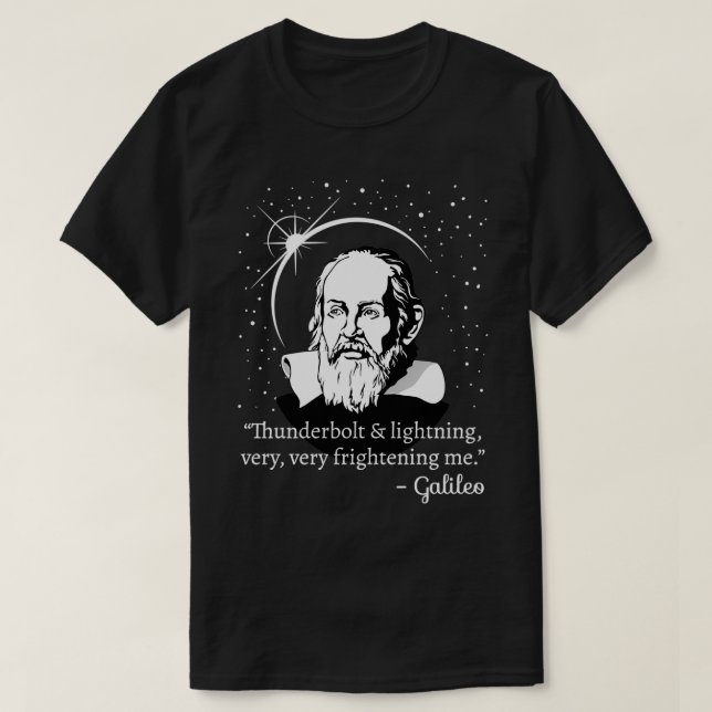 Camiseta Thunderbolt y Lightning Galileo Science Design (Diseño del anverso)