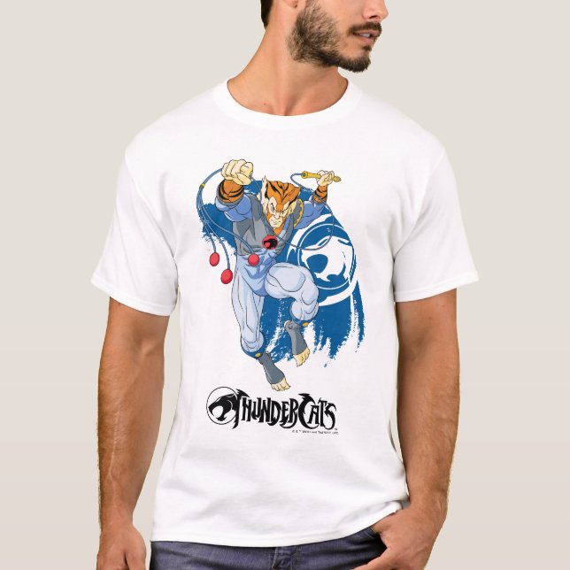 Camiseta ThunderCats | Gráfico de caracteres tigra (Anverso)