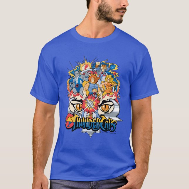 Camiseta ThunderCats | Gráfico del grupo Firey (Anverso)
