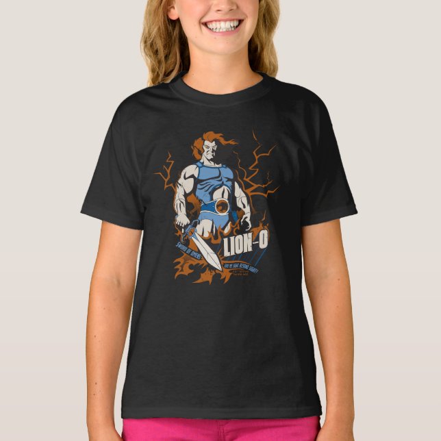 Camiseta ThunderCats | Gráfico eléctrico de león-O (Anverso)