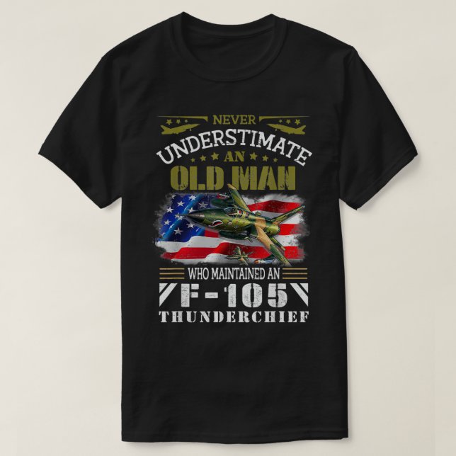 Camiseta Thunderchief F105 de Republic F105 Bomber f105 Thu (Diseño del anverso)
