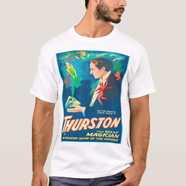 Camiseta Thurston El Gran Anuncio Mágico (Anverso)