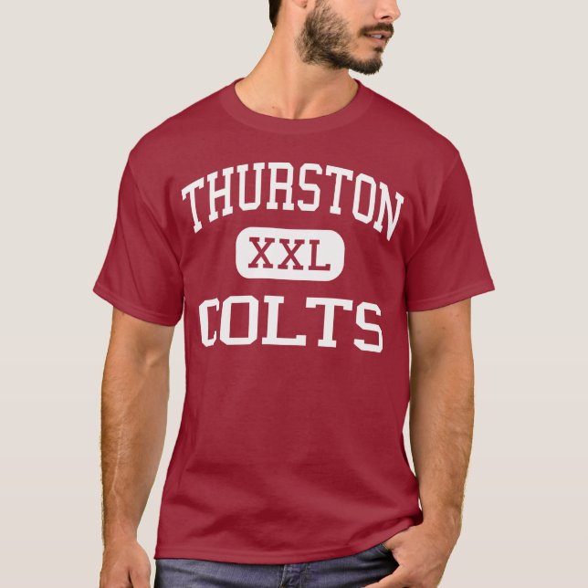 Camiseta Thurston - potros - alto - Springfield Oregon (Anverso)