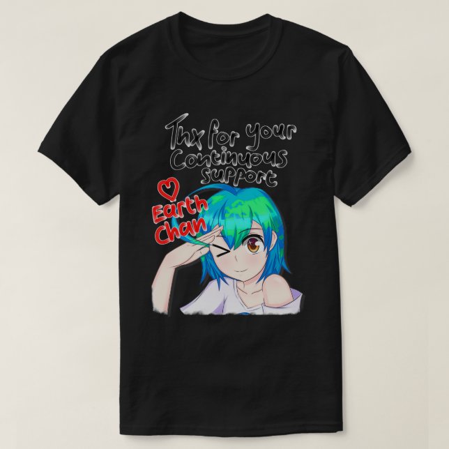 Camiseta Thx Earth Chan (Diseño del anverso)