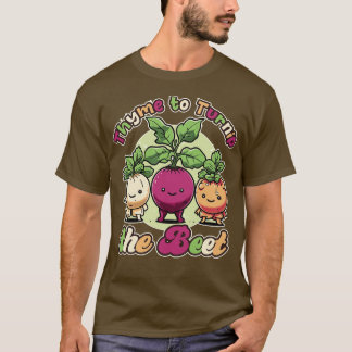 Camiseta Thyme to Turnip the Beet Funny Vegan Design