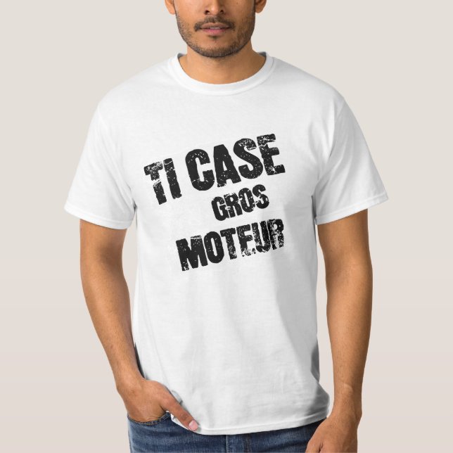 CAMISETA TI CASE GROS MOTEUR (Anverso)