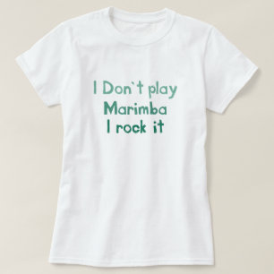 Camiseta Ti de la Roca Marimba - Damas