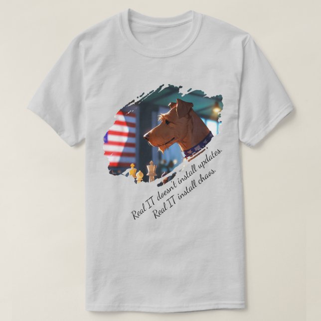 Camiseta TI real (Diseño del anverso)