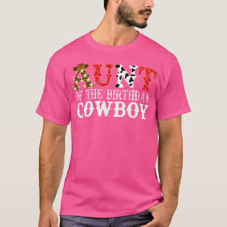 Camiseta Tía 1.ᵉʳ Primer Nacimiento Cowboy Fiesta de Rodeo 