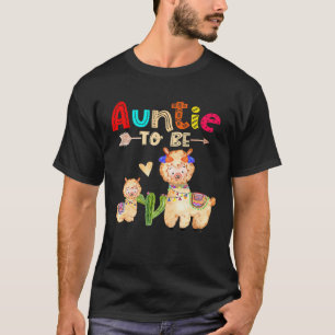 Camiseta Tía a ser Llama Baby Shower