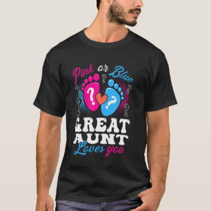 Camiseta Tía Abuela Rosa o Azul Te Ama Revelación de Género
