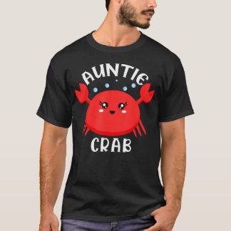 Camiseta Tía Cangrejo Animal Marino Cangrejo Zodiaco Divert