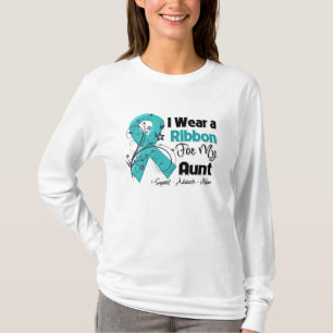 Camiseta Tía - cinta del cáncer ovárico