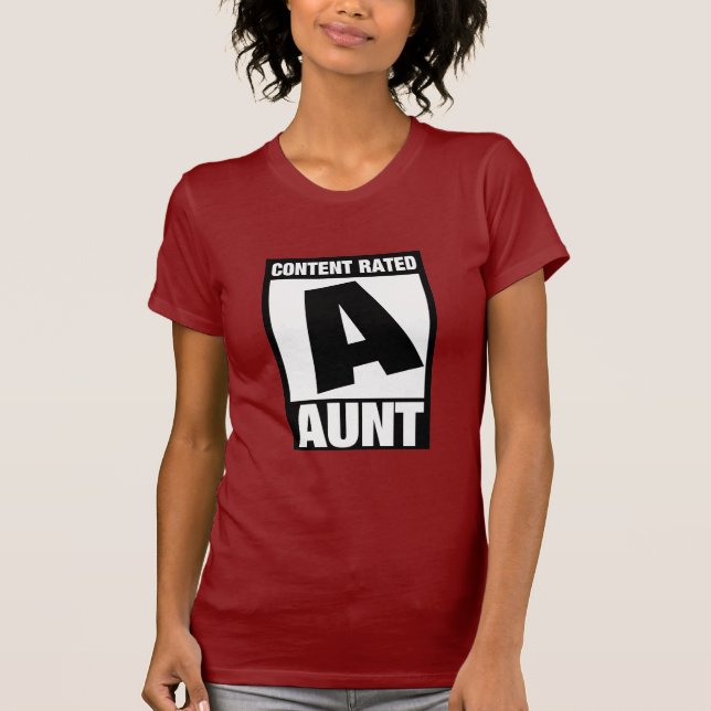 Camiseta Tía clasificada contenta (Anverso)