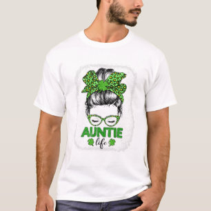 Camiseta Tía Clover Moño Despeinado Leopardo