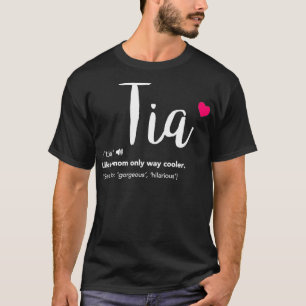 Camiseta Tia como una mamá sólo fría puede mantener la calm