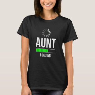 Camiseta Tía Cool Cargando Ilustración Diseños Gráficos