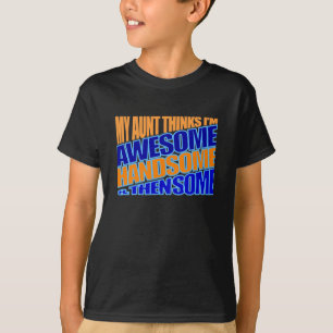 Camiseta tía cree que su sobrino es un chico genial