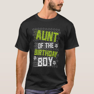 Camiseta Tía de Aunti, madre de fútbol de niño cumpleaños