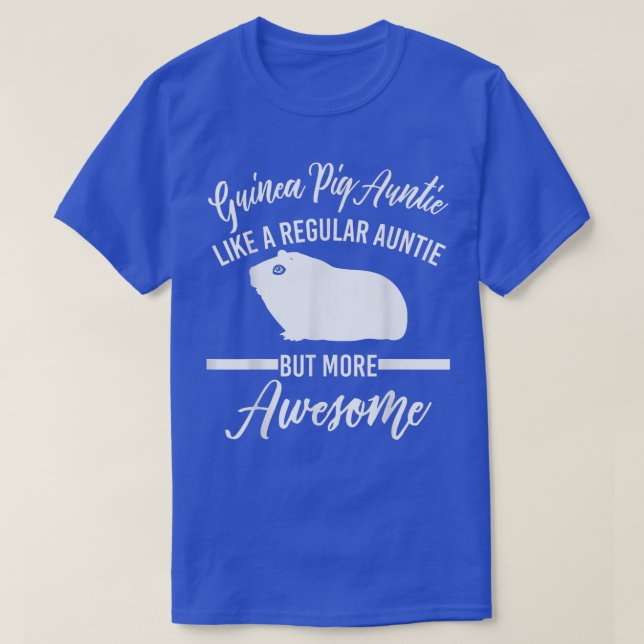 Camiseta Tía de cerdo guineana - Novedad graciosa con Desi (Diseño del anverso)