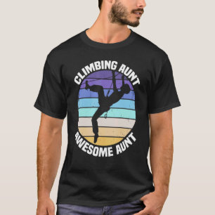Camiseta Tía de escalada de rock de montaña