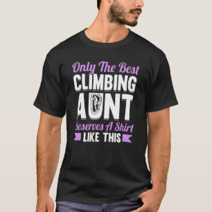 Camiseta Tía de escalada de rock de montaña 1
