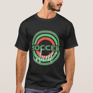 Camiseta Tía de fútbol con círculos de fútbol modernos