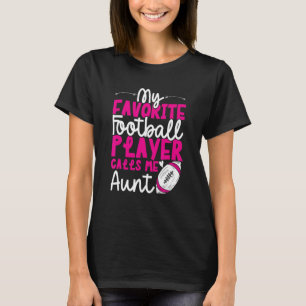 Camiseta Tía de fútbol de la tía futbolista